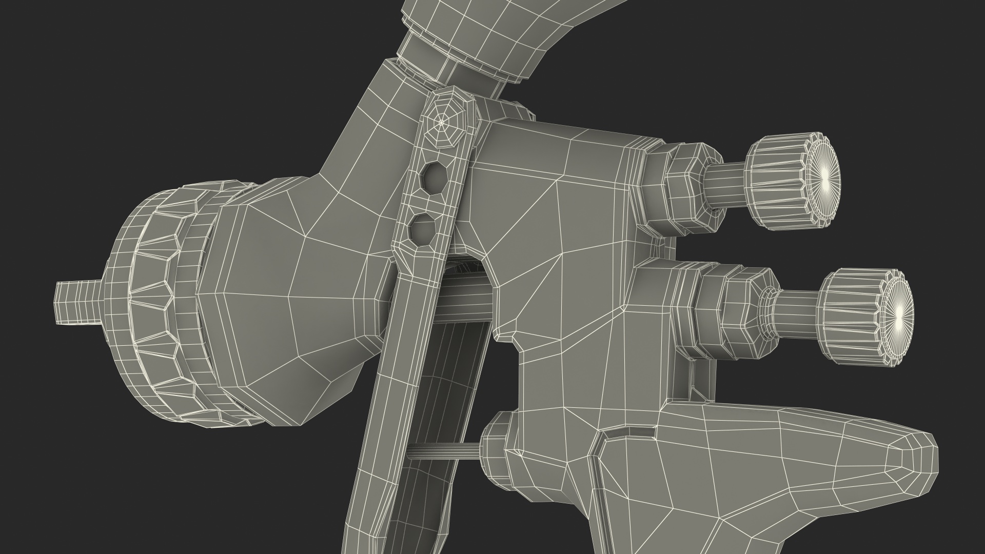 Used Spray Gun 3D model