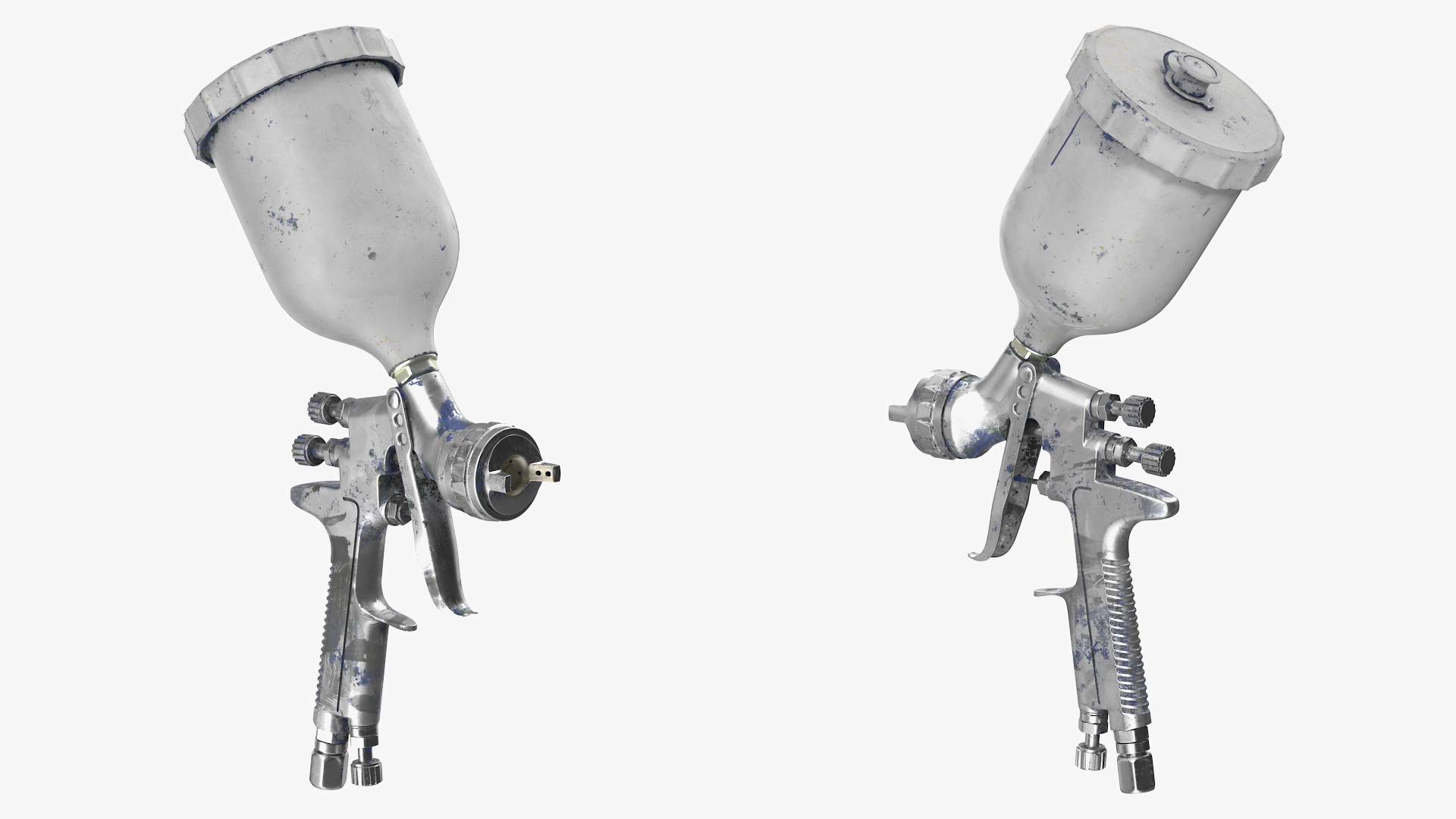 Used Spray Gun 3D model