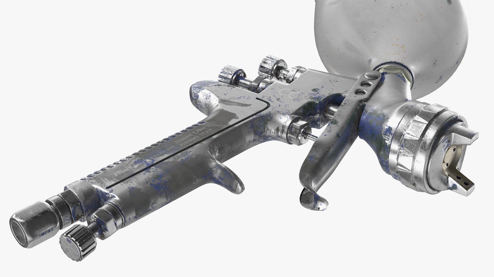 Used Spray Gun 3D model