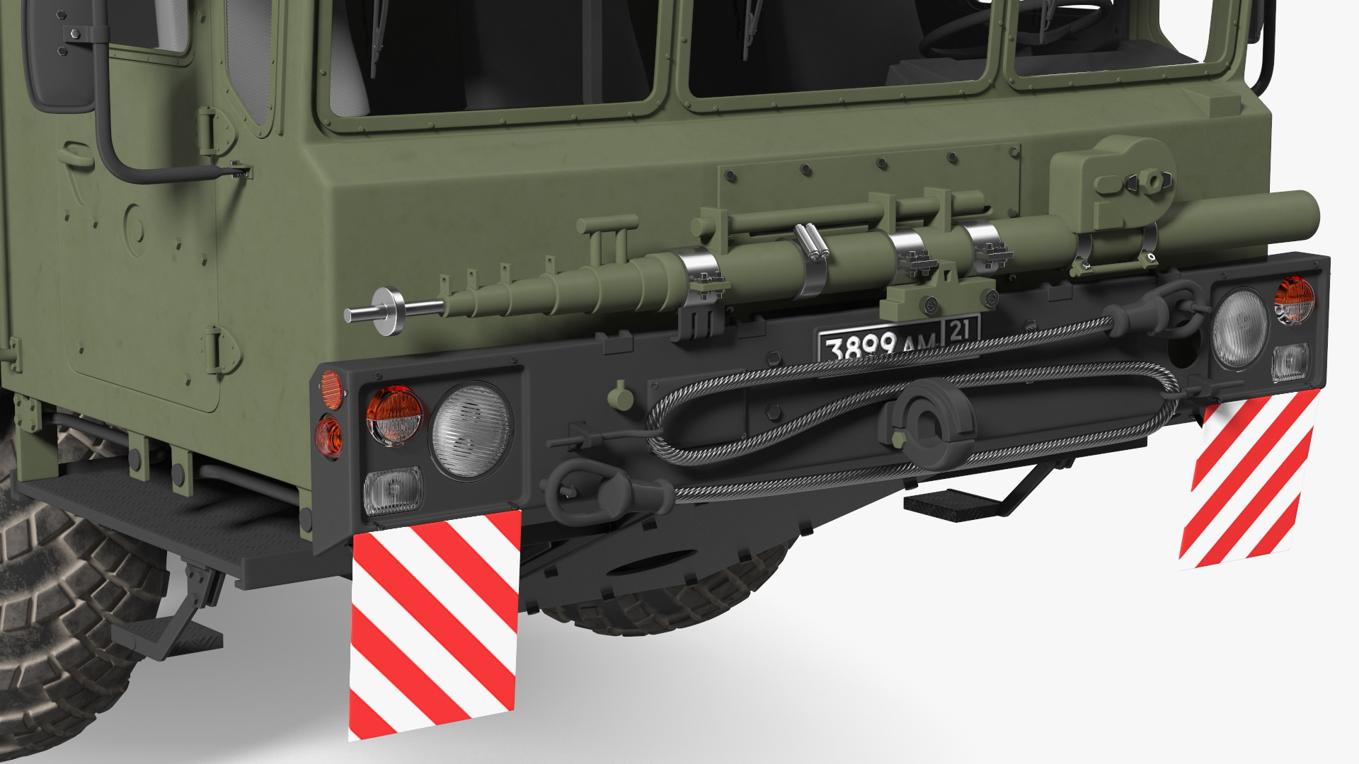 300P Bastion-P Missile System Armed Position 3D model
