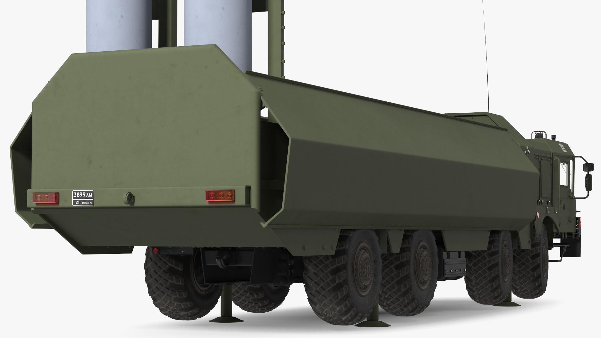 300P Bastion-P Missile System Armed Position 3D model
