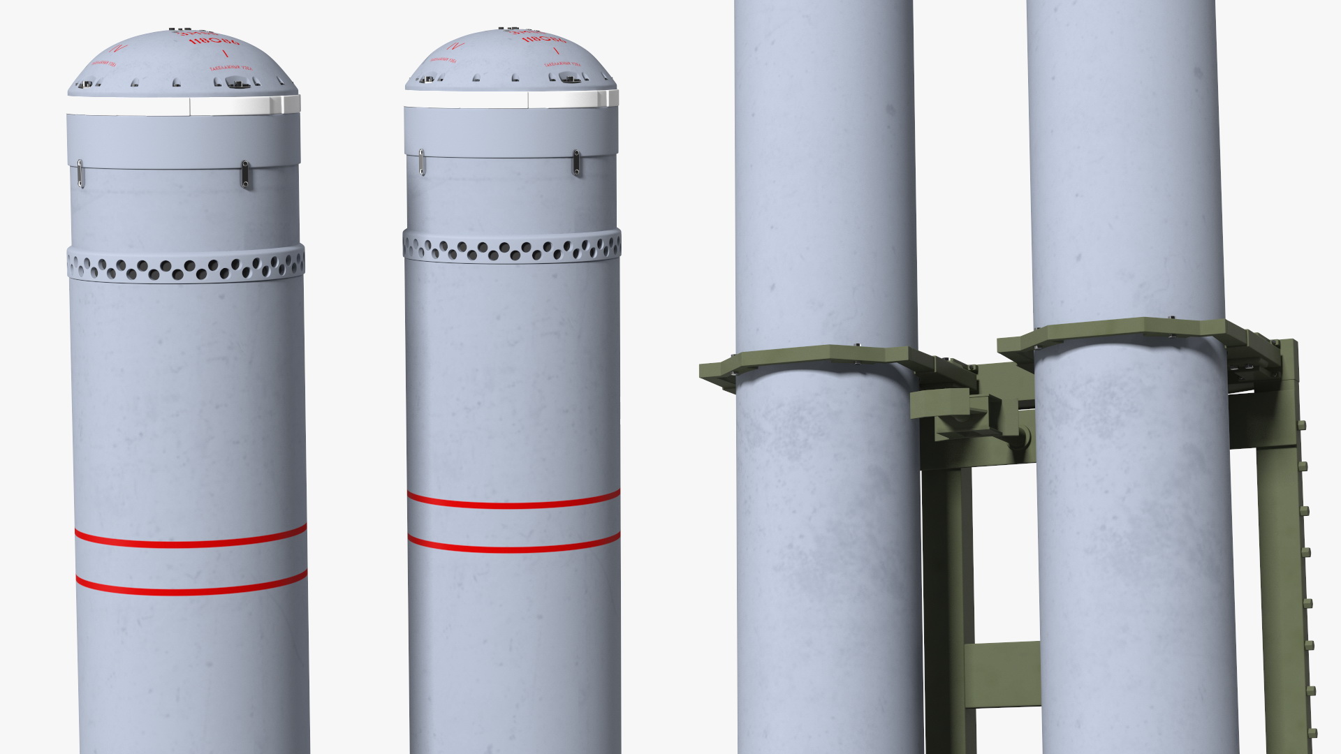 300P Bastion-P Missile System Armed Position 3D model