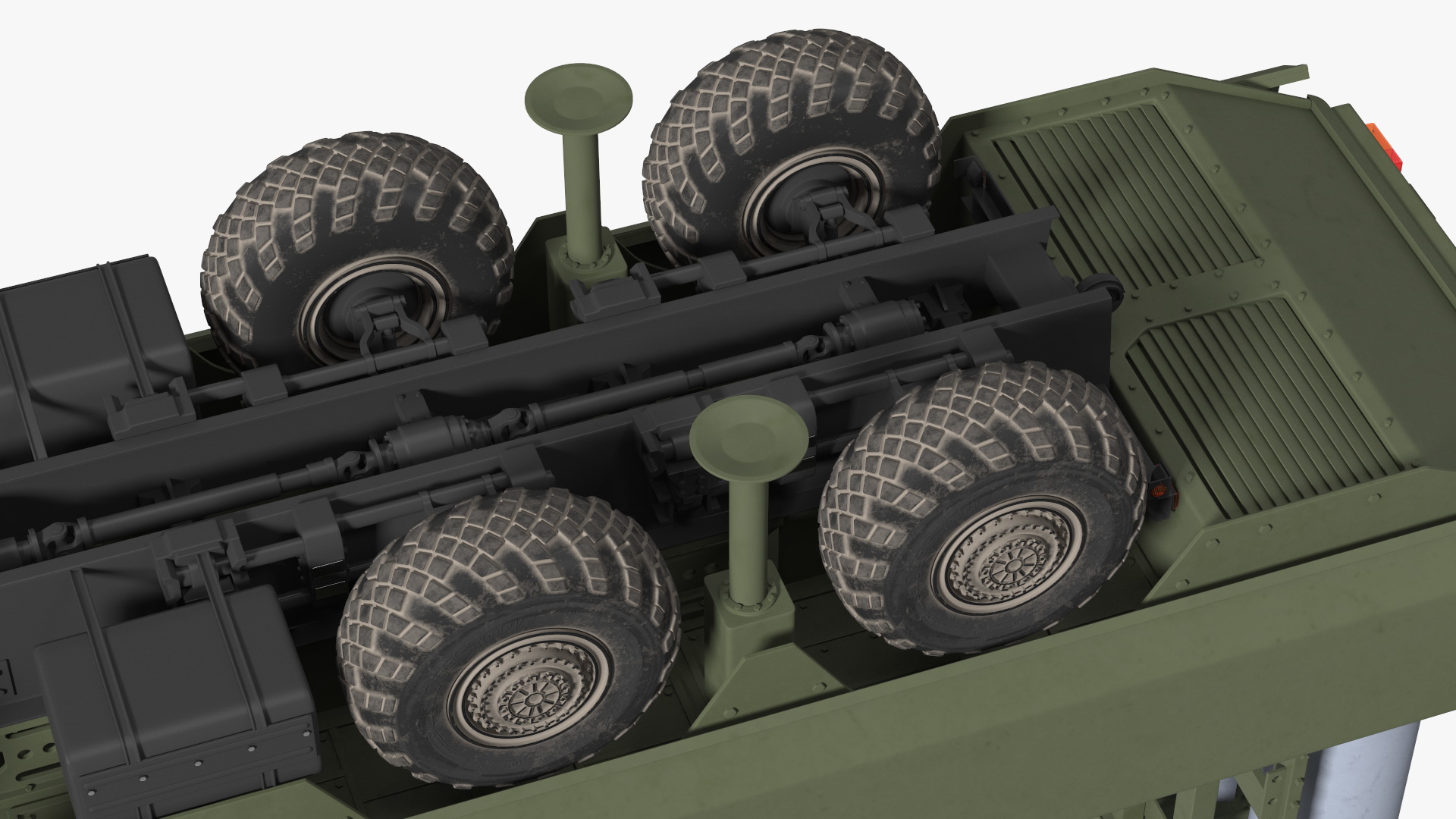 300P Bastion-P Missile System Armed Position 3D model