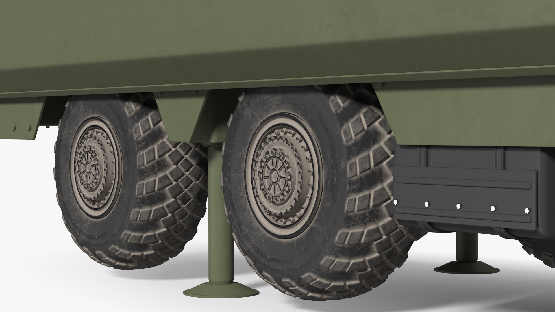 300P Bastion-P Missile System Armed Position 3D model