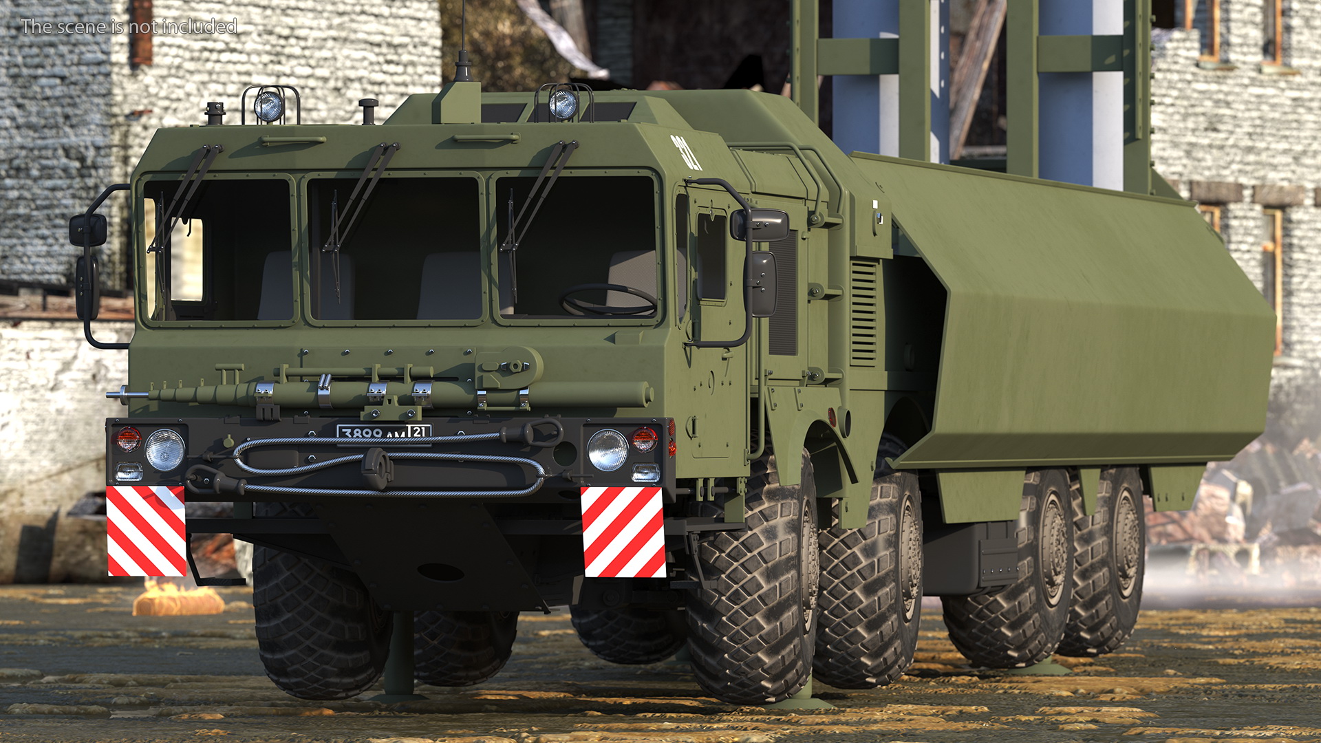 300P Bastion-P Missile System Armed Position 3D model