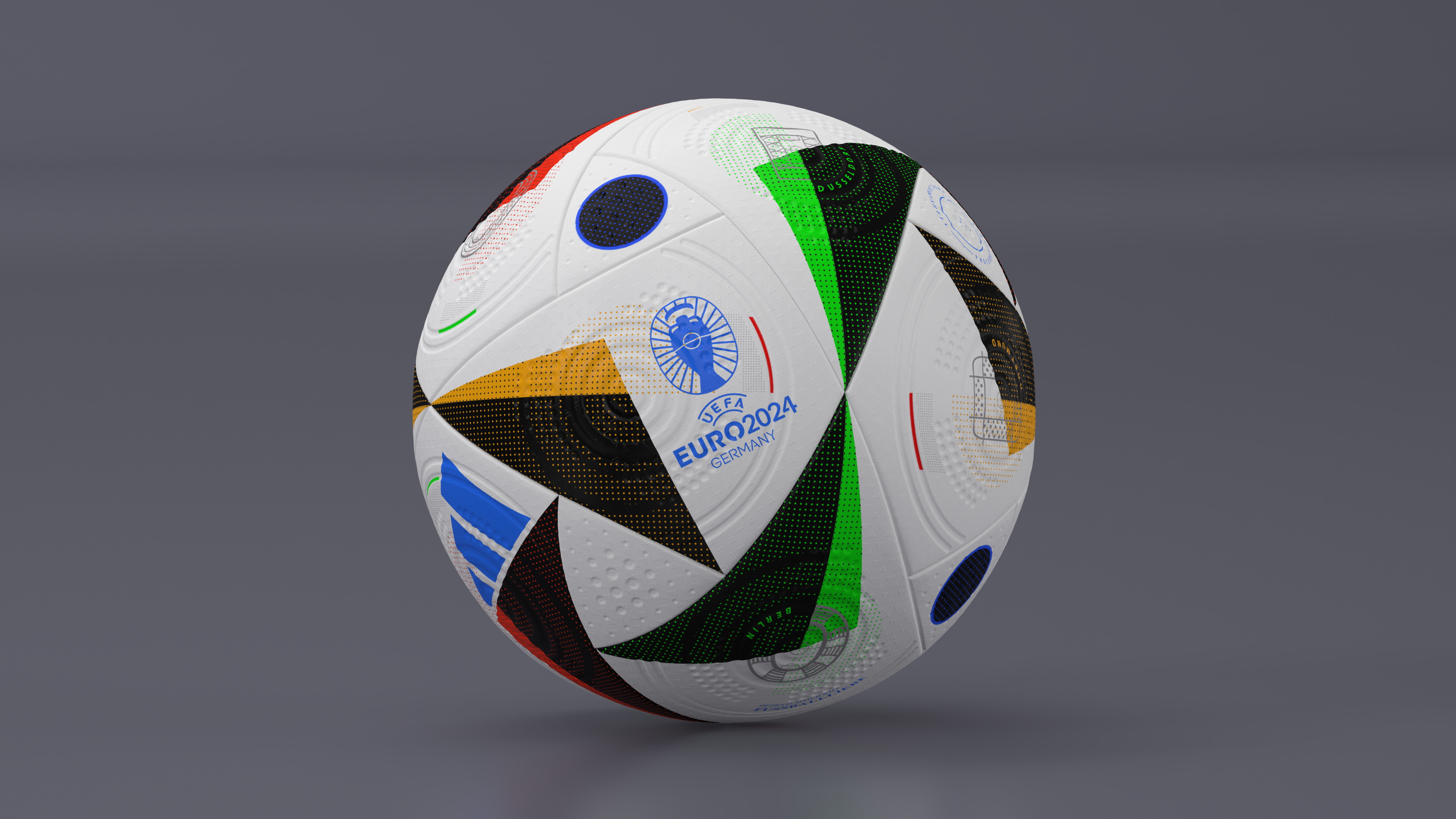 3D model Soccer Ball Euro 2024 FUSSBALLLIEBE
