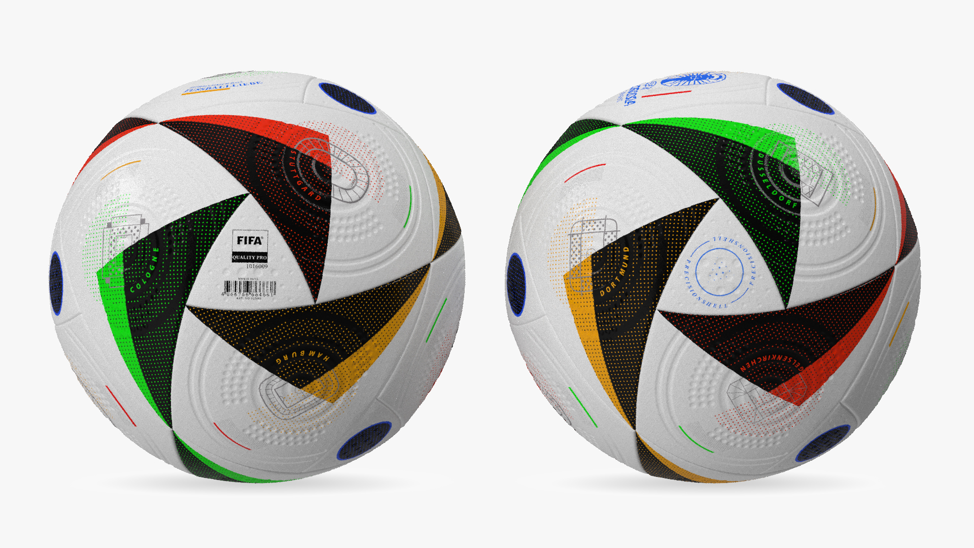 3D model Soccer Ball Euro 2024 FUSSBALLLIEBE