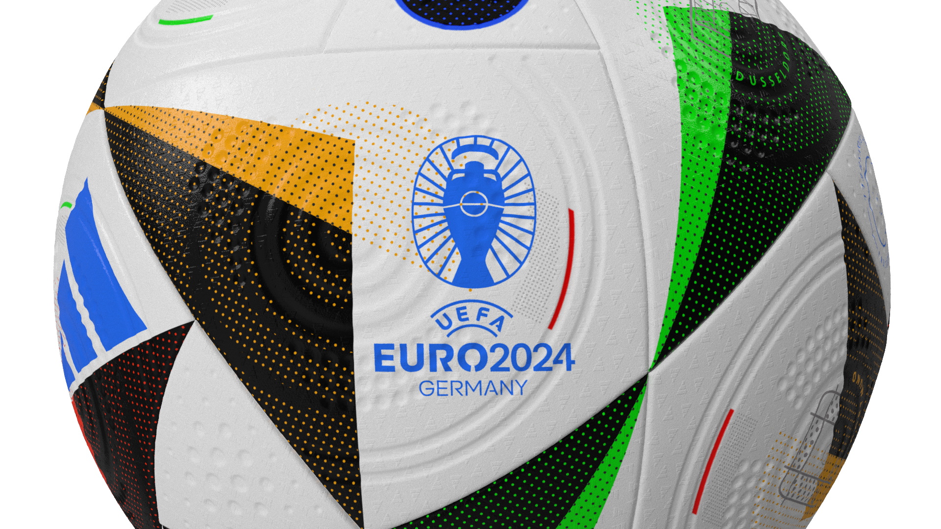3D model Soccer Ball Euro 2024 FUSSBALLLIEBE