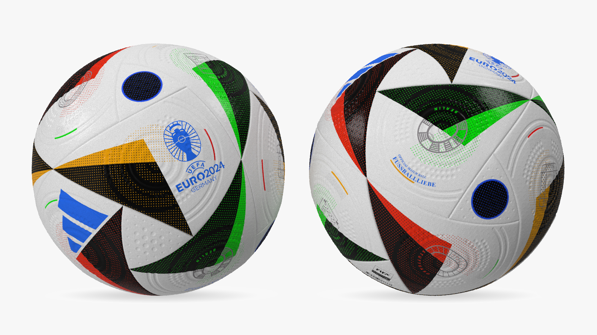 3D model Soccer Ball Euro 2024 FUSSBALLLIEBE