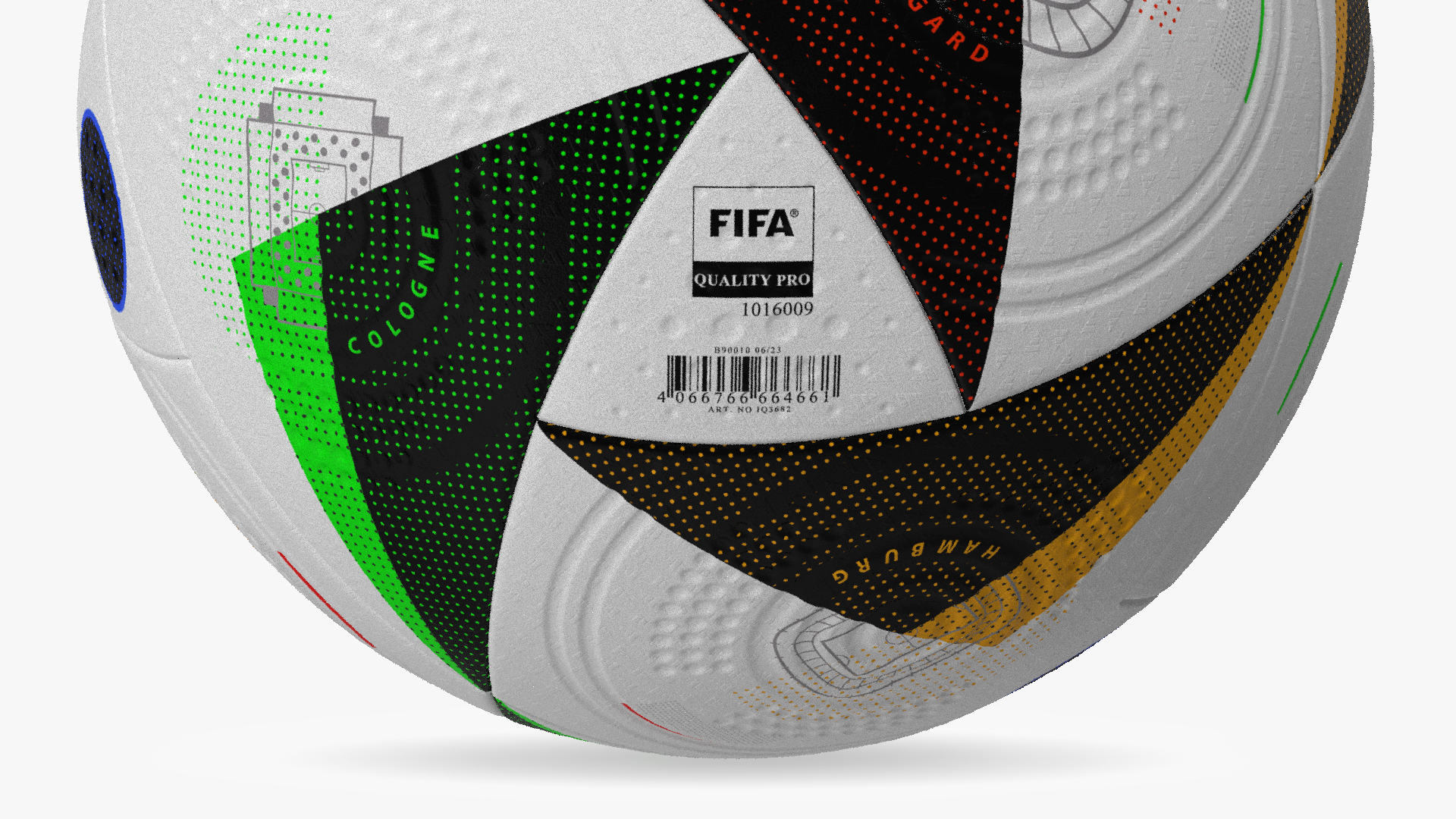 3D model Soccer Ball Euro 2024 FUSSBALLLIEBE