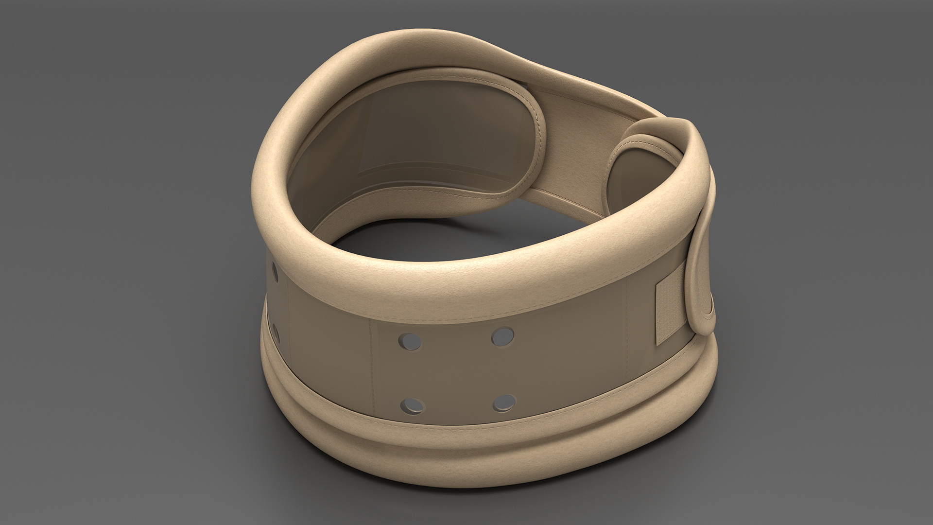 Cervical Collar Rigid Beige 3D