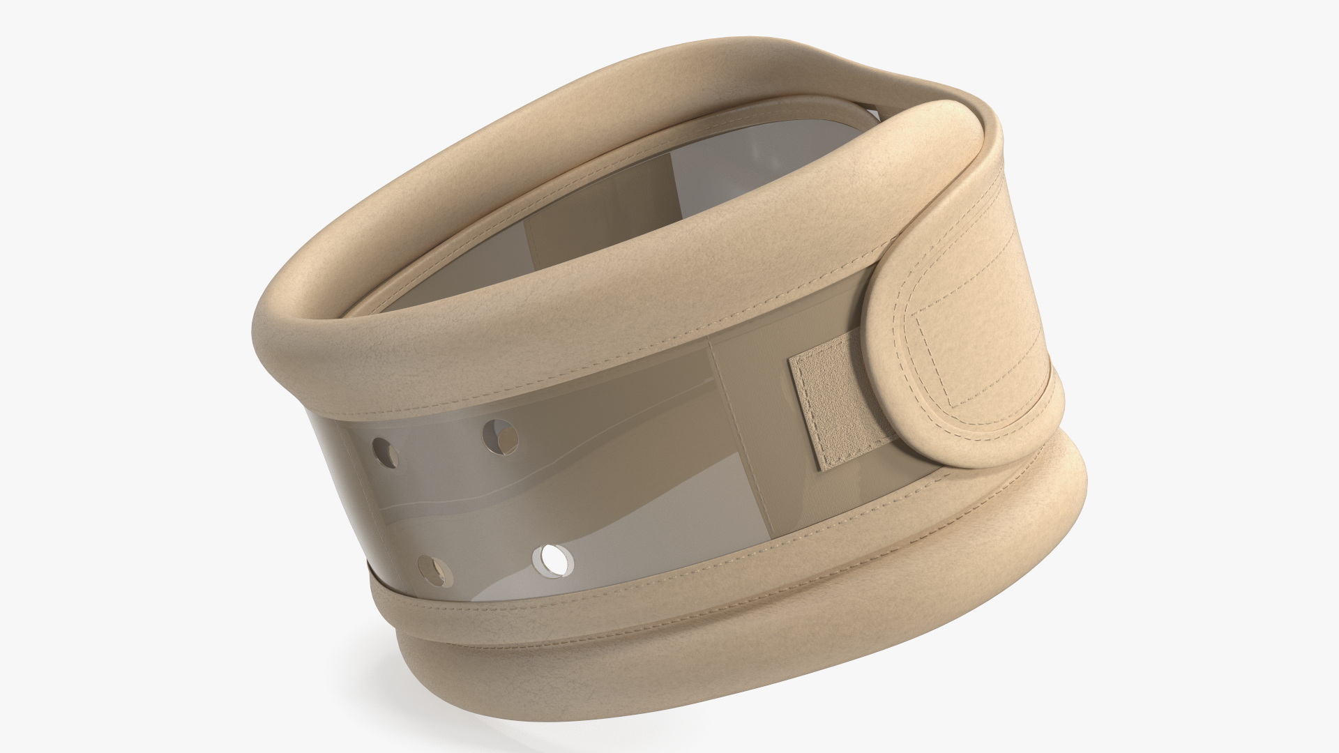 Cervical Collar Rigid Beige 3D