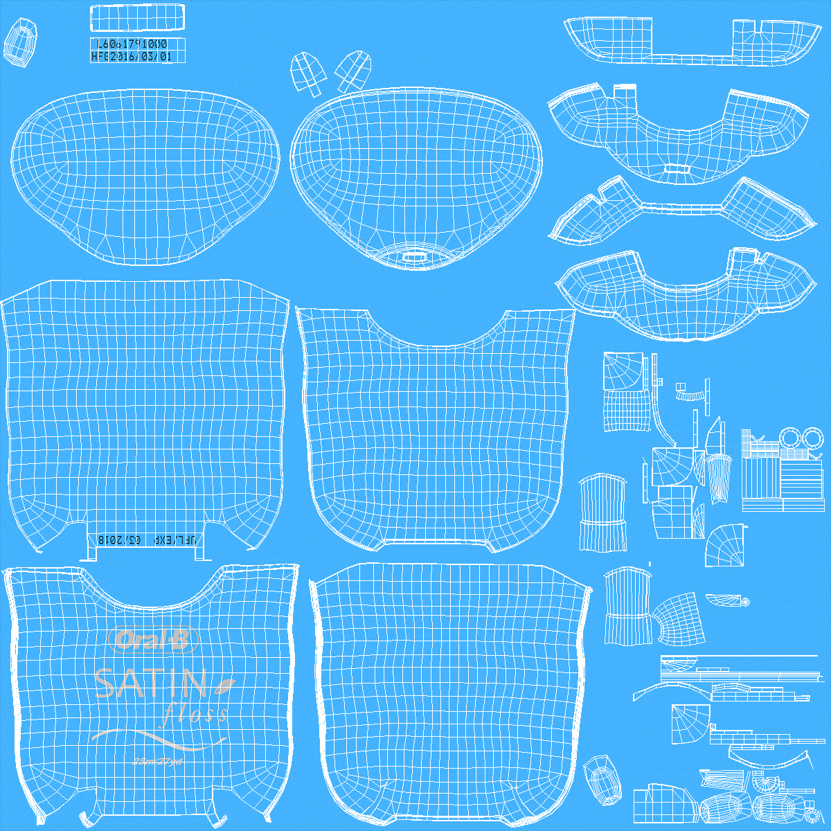 Oral B Dental Floss 3D model