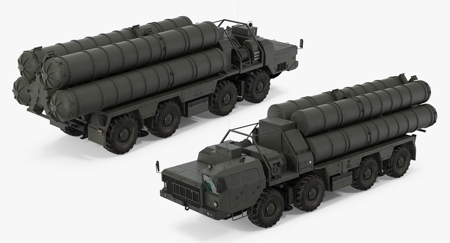 3D S 300 Russian SAM System Rigged