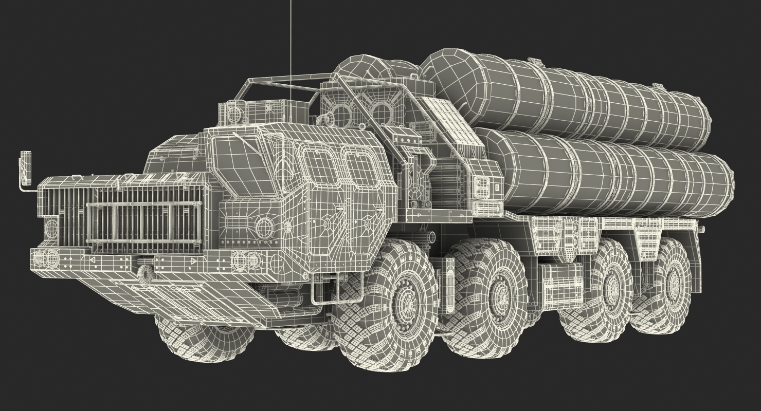 3D S 300 Russian SAM System Rigged