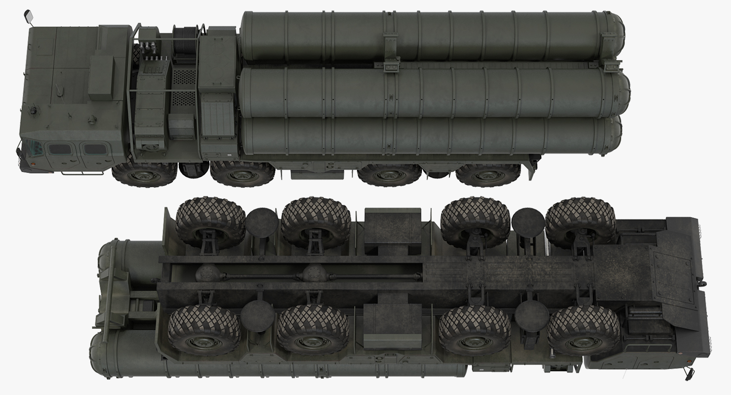 3D S 300 Russian SAM System Rigged