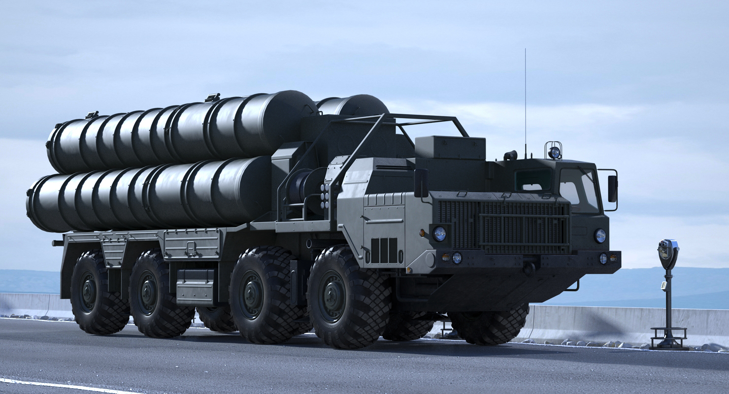 3D S 300 Russian SAM System Rigged