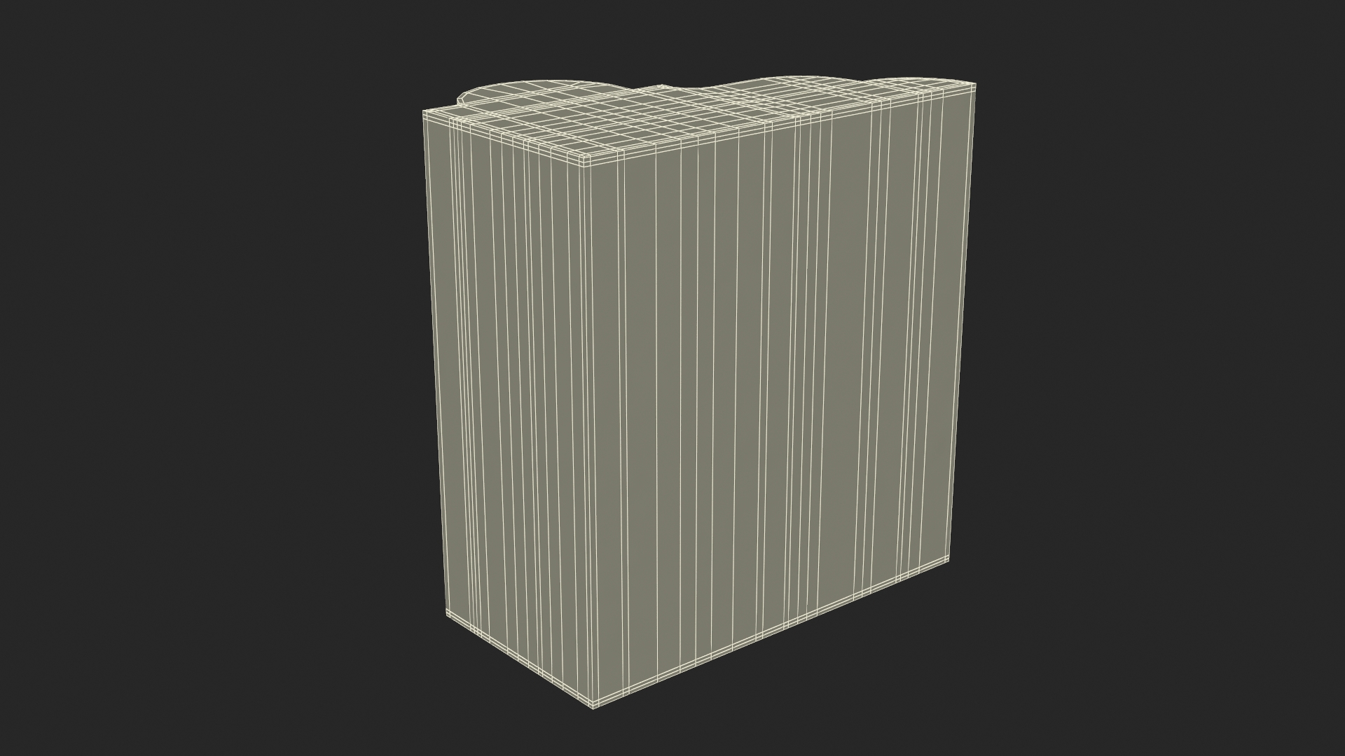 3D model Architectural Molding Gypsum Type 7