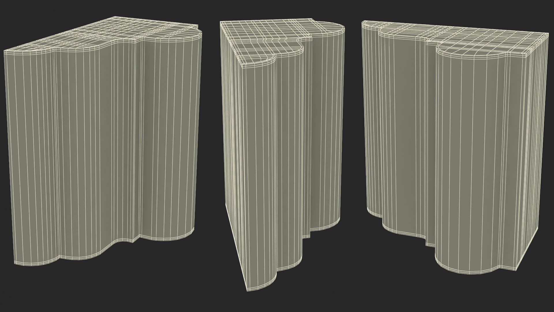 3D model Architectural Molding Gypsum Type 7