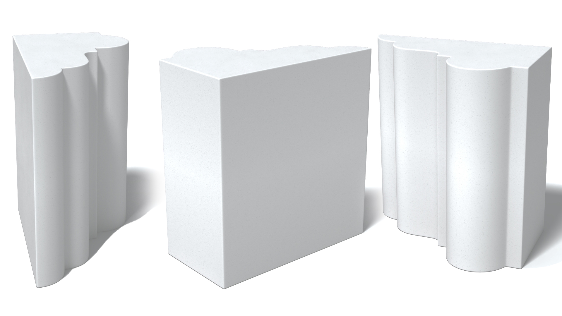 3D model Architectural Molding Gypsum Type 7