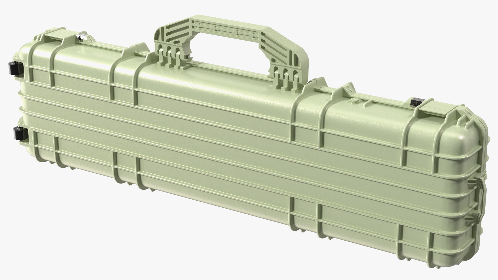 Waterproof Hard Rifle Case Green 3D