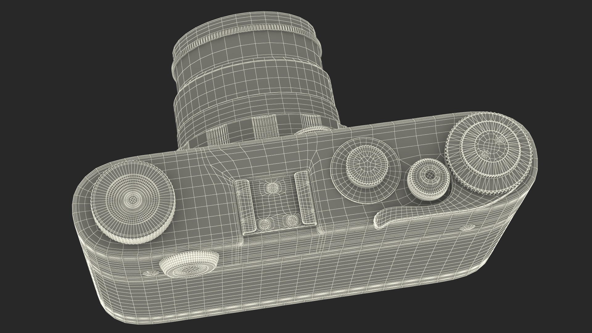 Vintage 35mm Film Camera 3D model