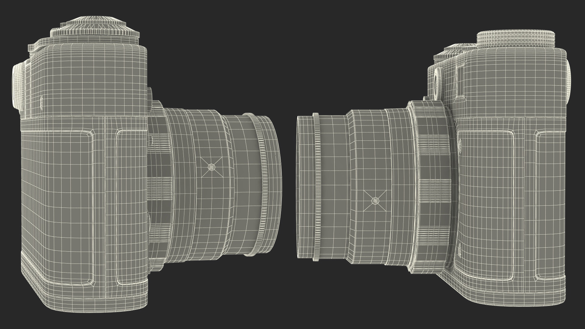 Vintage 35mm Film Camera 3D model
