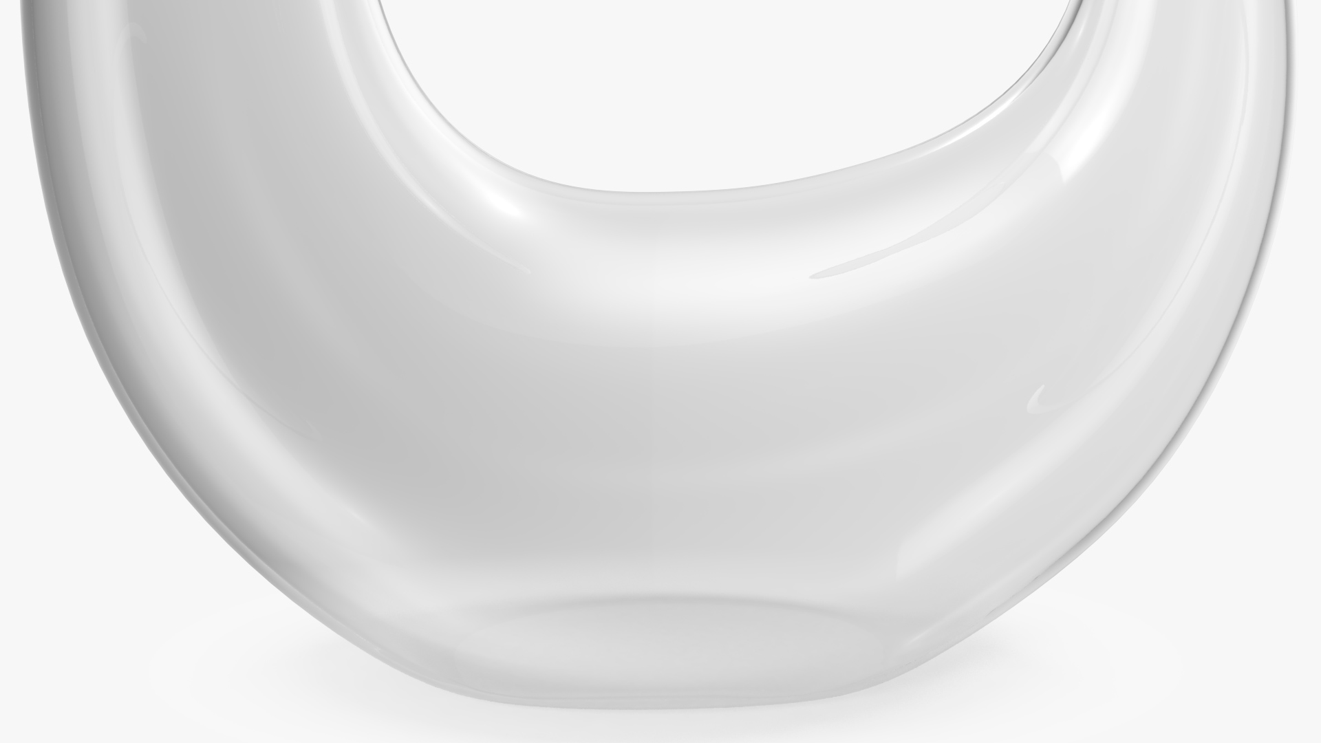 U Shaped Horn Wine Decanter 3D