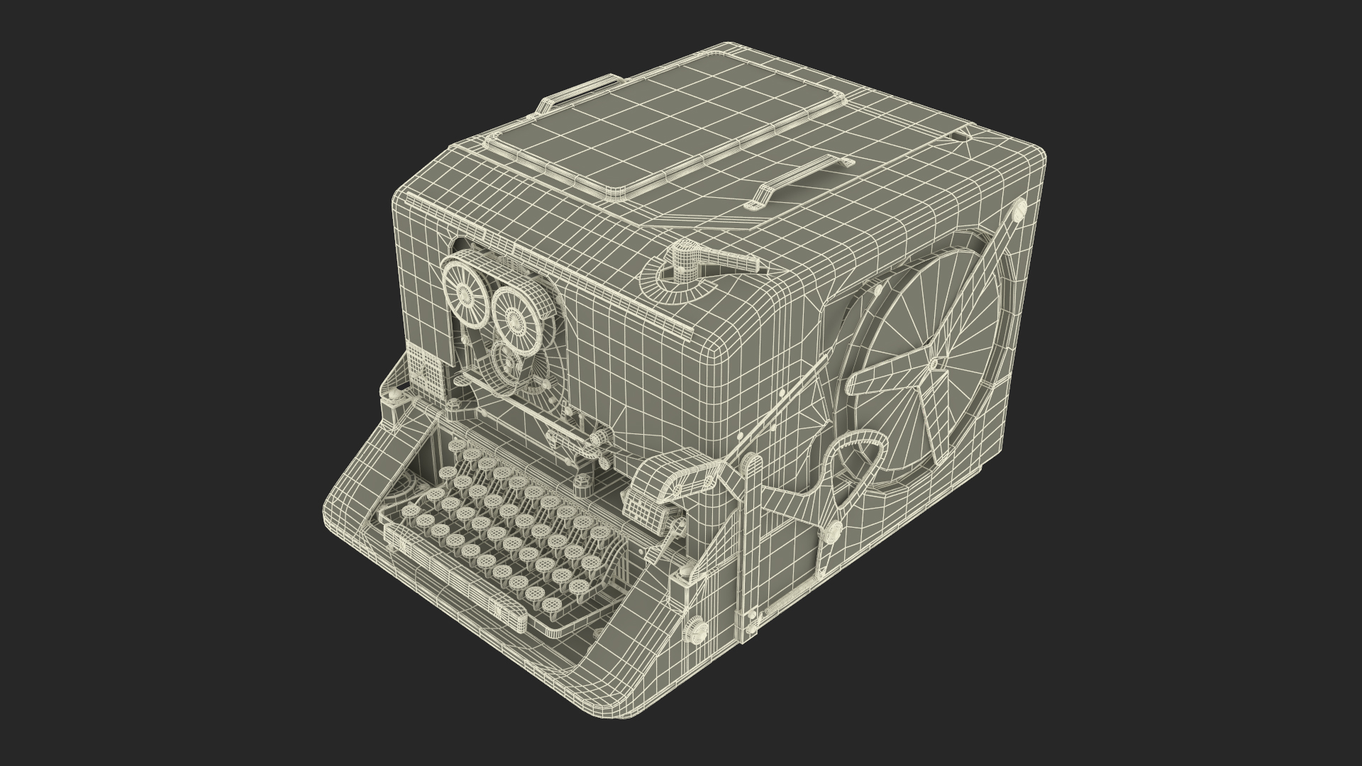 Cipher Machine SIGABA ECM Mark 2 3D