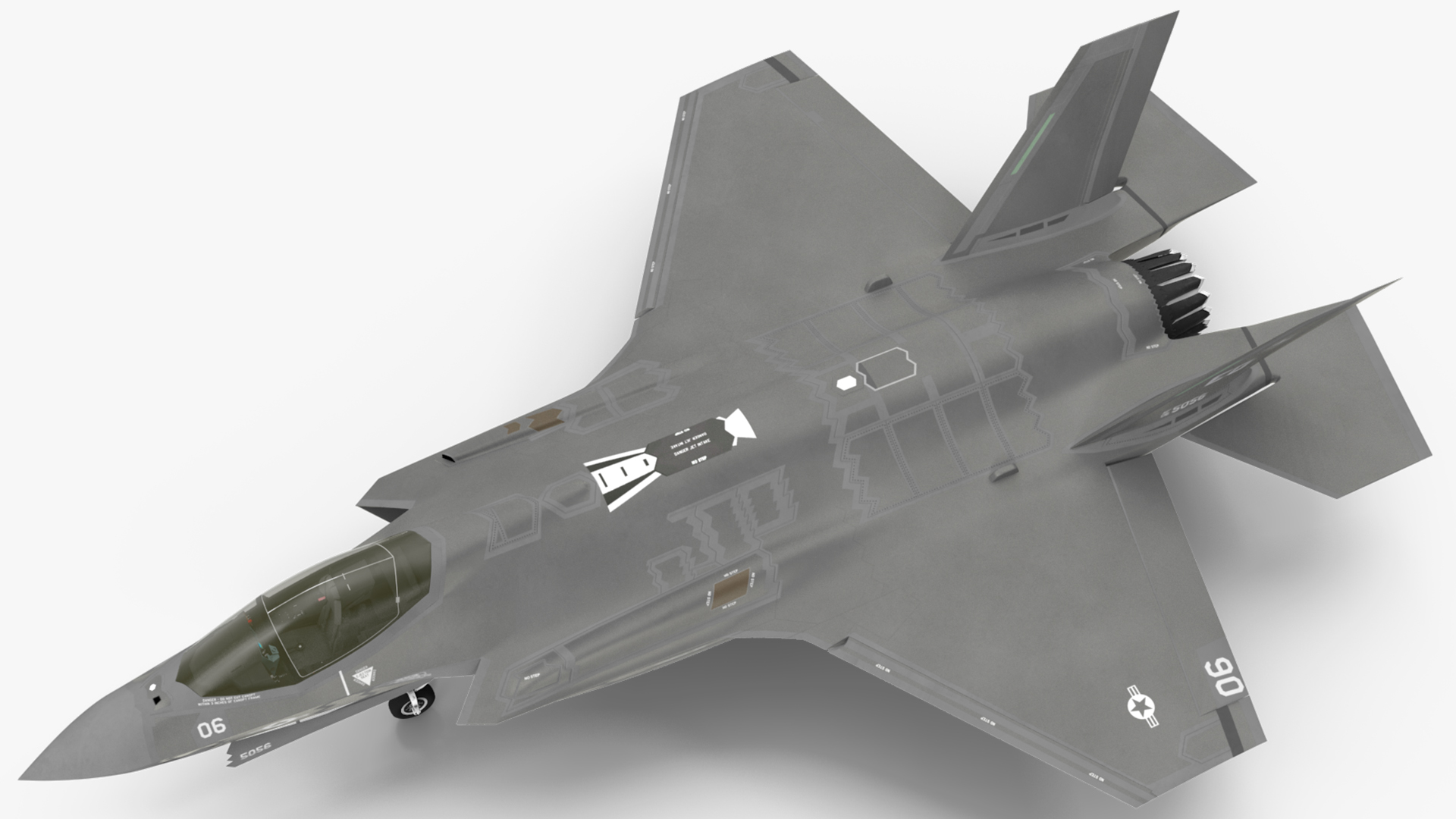 3D model F-35 Carrying Storm Shadow Missiles