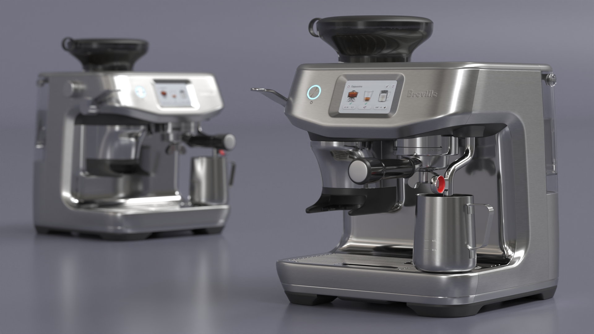 Coffee Machine Breville Barista Touch Impress Filled 3D