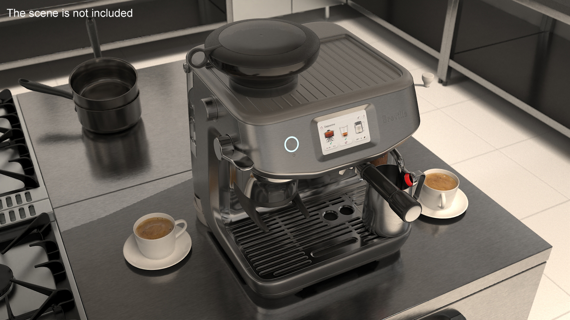 Coffee Machine Breville Barista Touch Impress Filled 3D