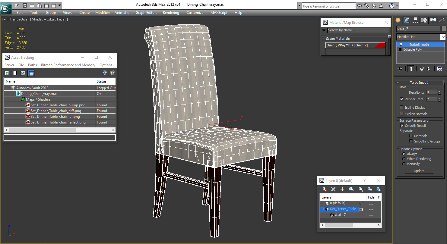 Dining Chair 3D