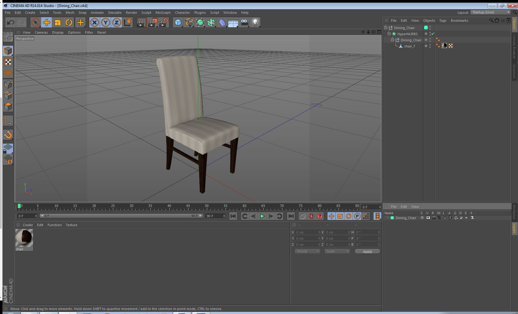 Dining Chair 3D
