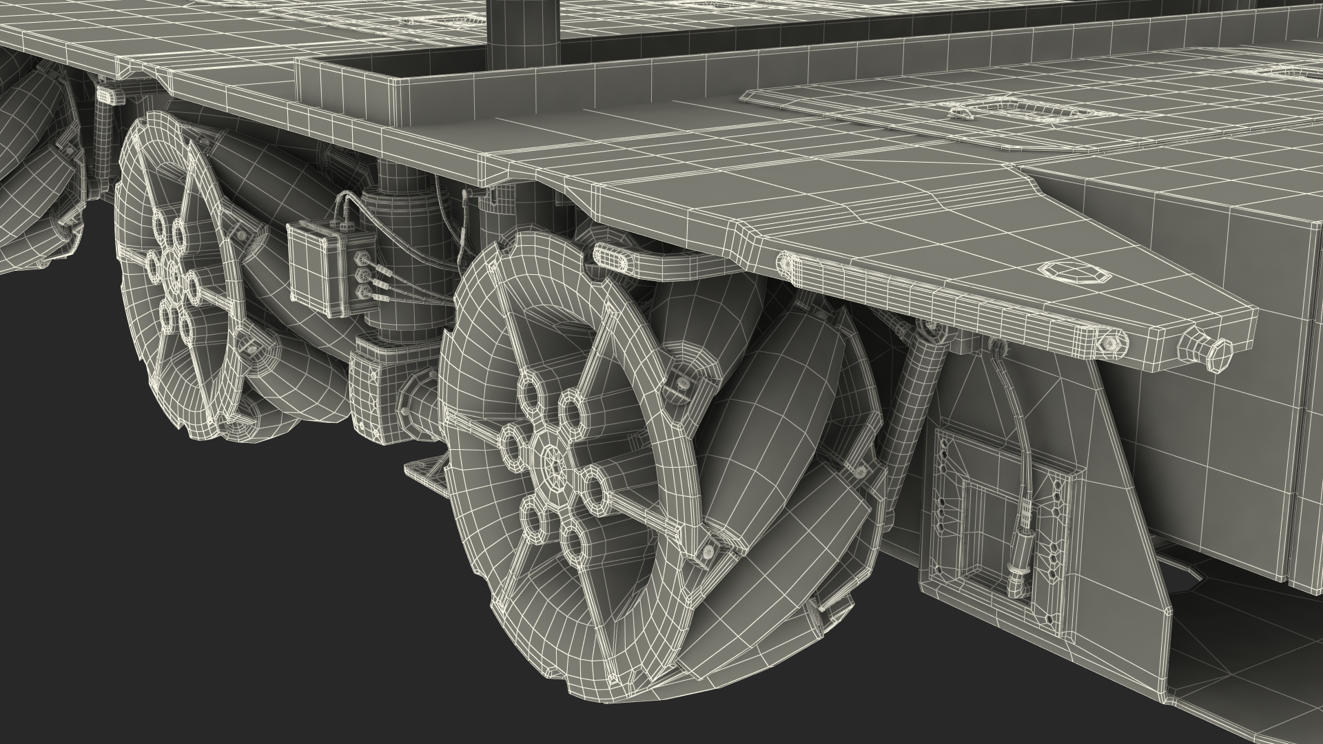 Dirty Orange Omnimove KUKA Rigged for Cinema 4D 3D