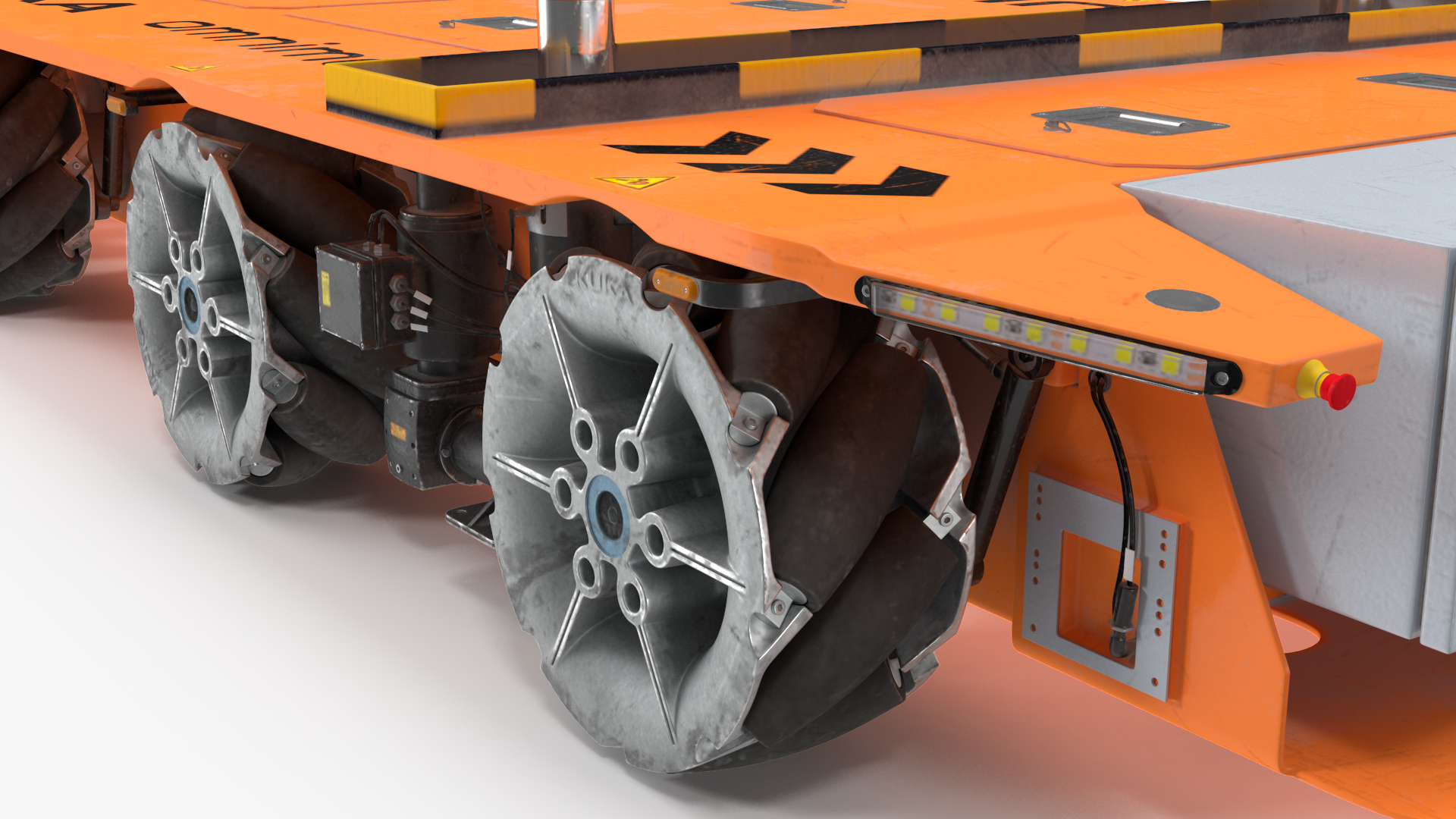 Dirty Orange Omnimove KUKA Rigged for Cinema 4D 3D