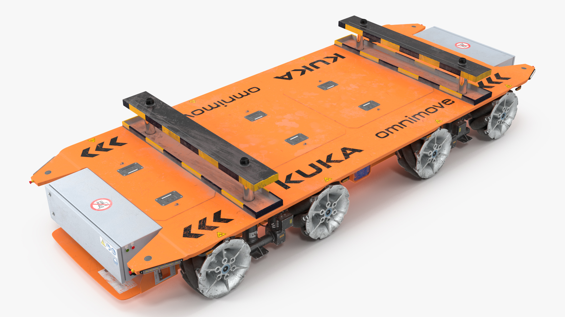Dirty Orange Omnimove KUKA Rigged for Cinema 4D 3D