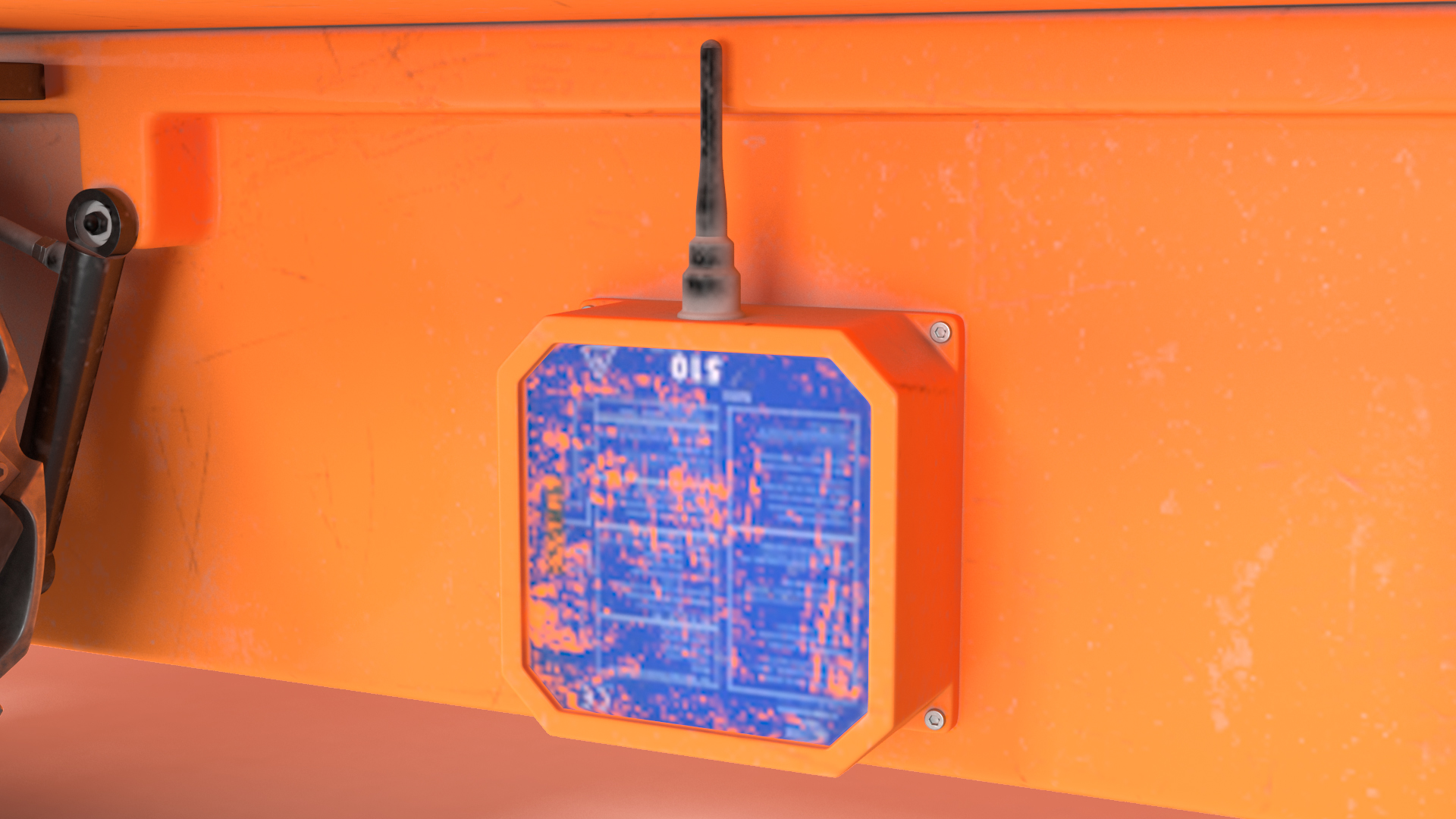 Dirty Orange Omnimove KUKA Rigged for Cinema 4D 3D