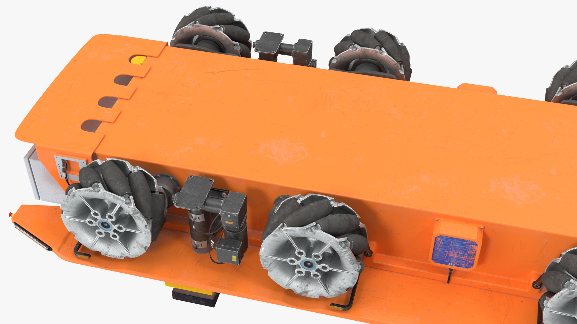 Dirty Orange Omnimove KUKA Rigged for Cinema 4D 3D