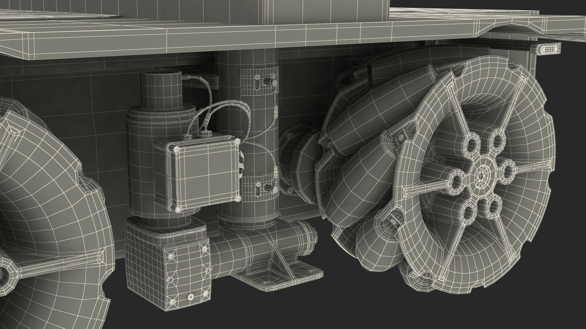 Dirty Orange Omnimove KUKA Rigged for Cinema 4D 3D