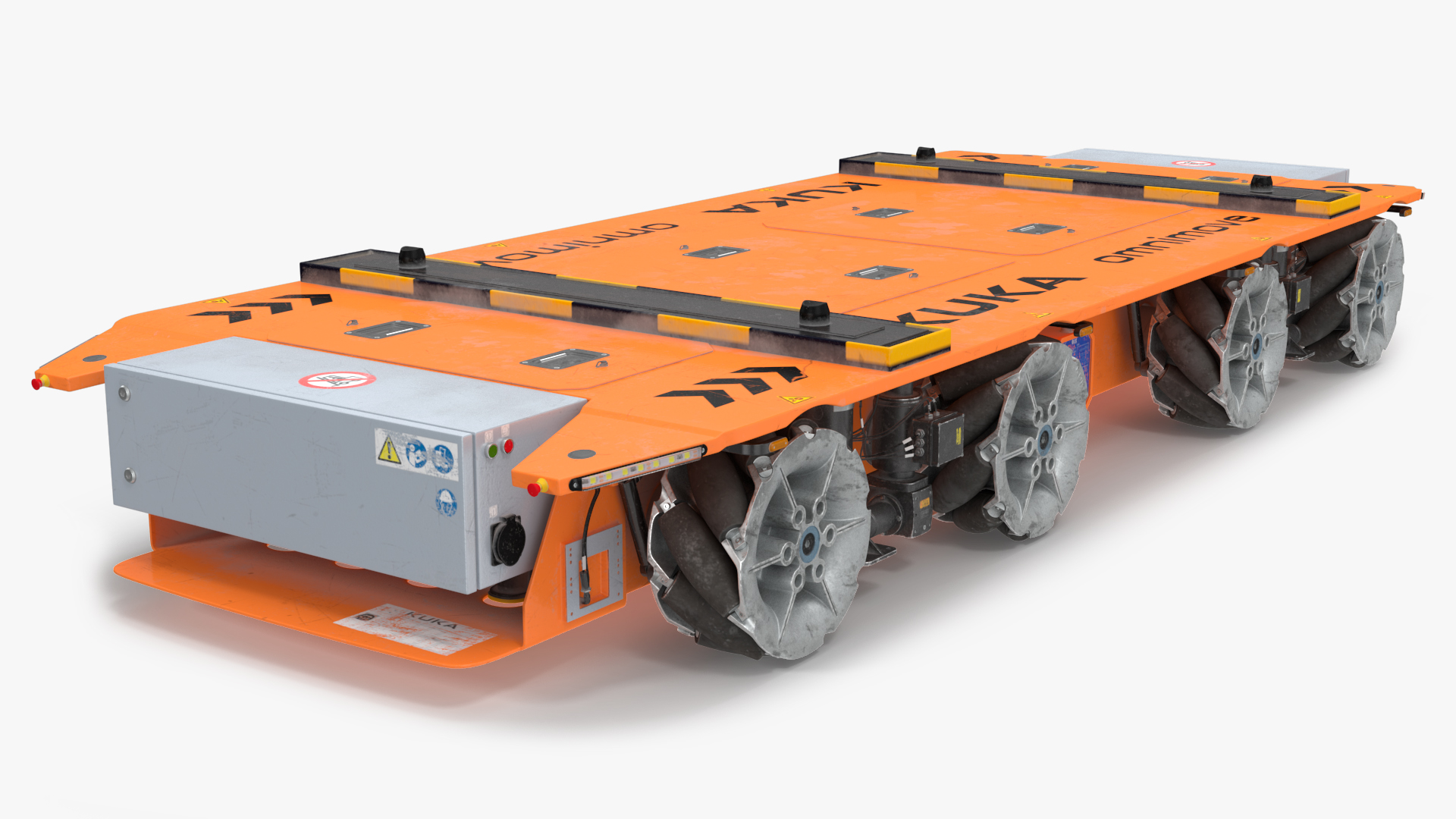 Dirty Orange Omnimove KUKA Rigged for Cinema 4D 3D