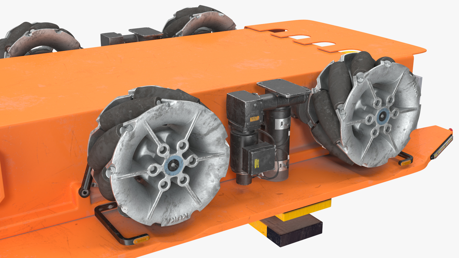 Dirty Orange Omnimove KUKA Rigged for Cinema 4D 3D