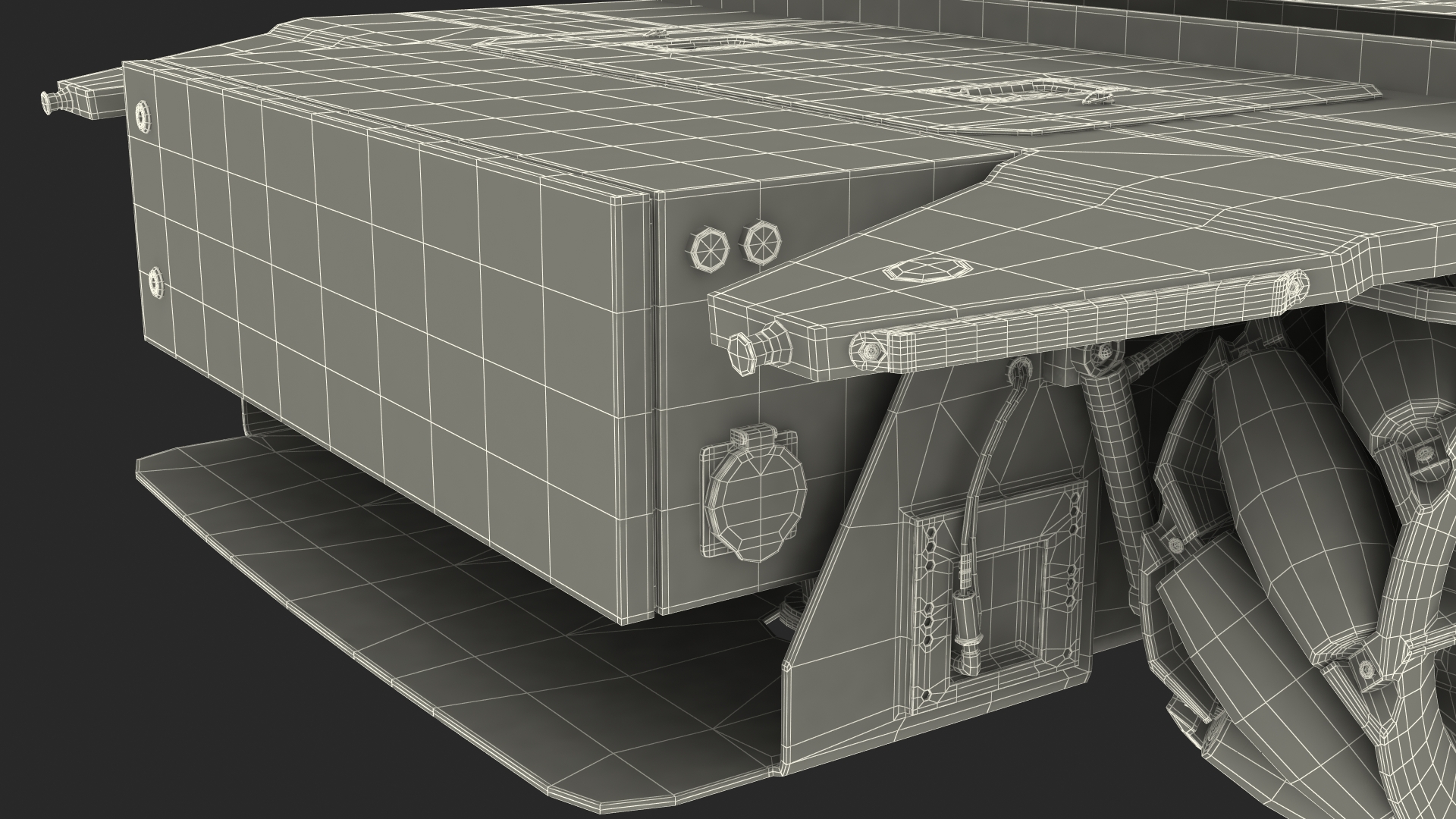 Dirty Orange Omnimove KUKA Rigged for Cinema 4D 3D