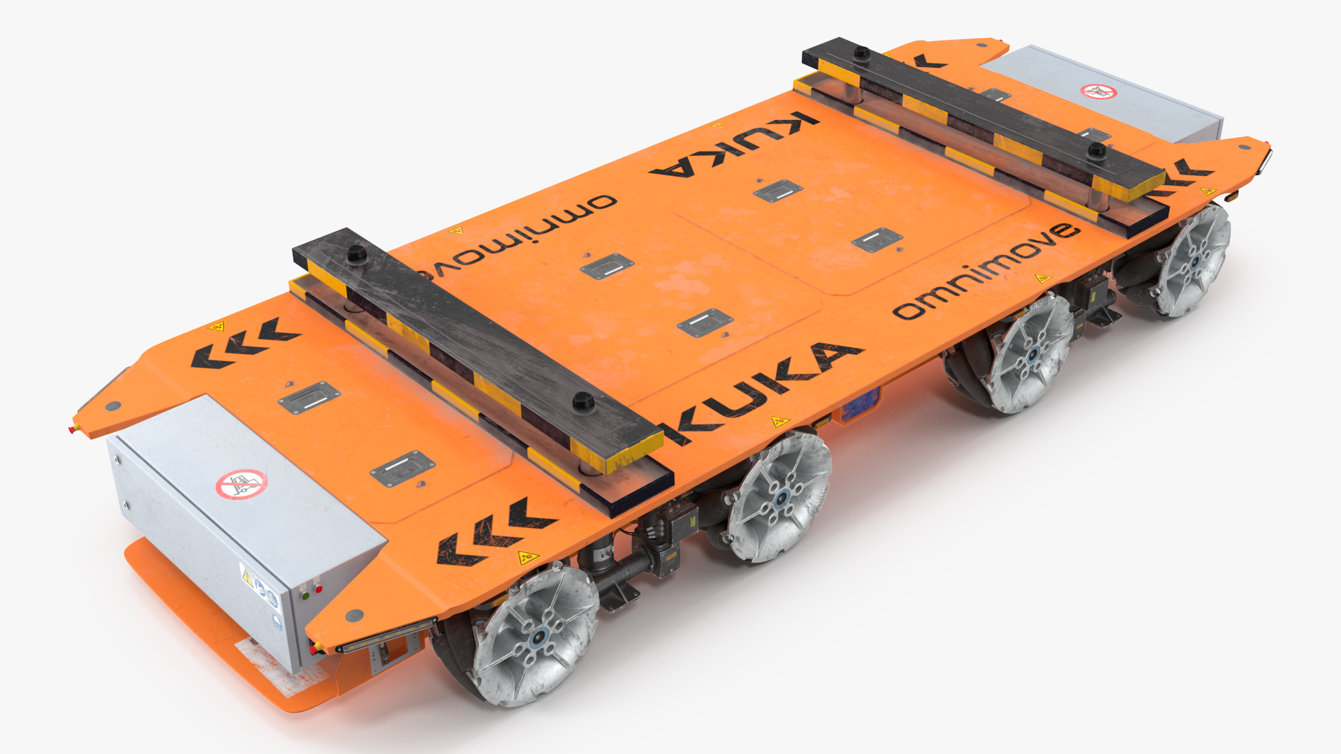 Dirty Orange Omnimove KUKA Rigged for Cinema 4D 3D