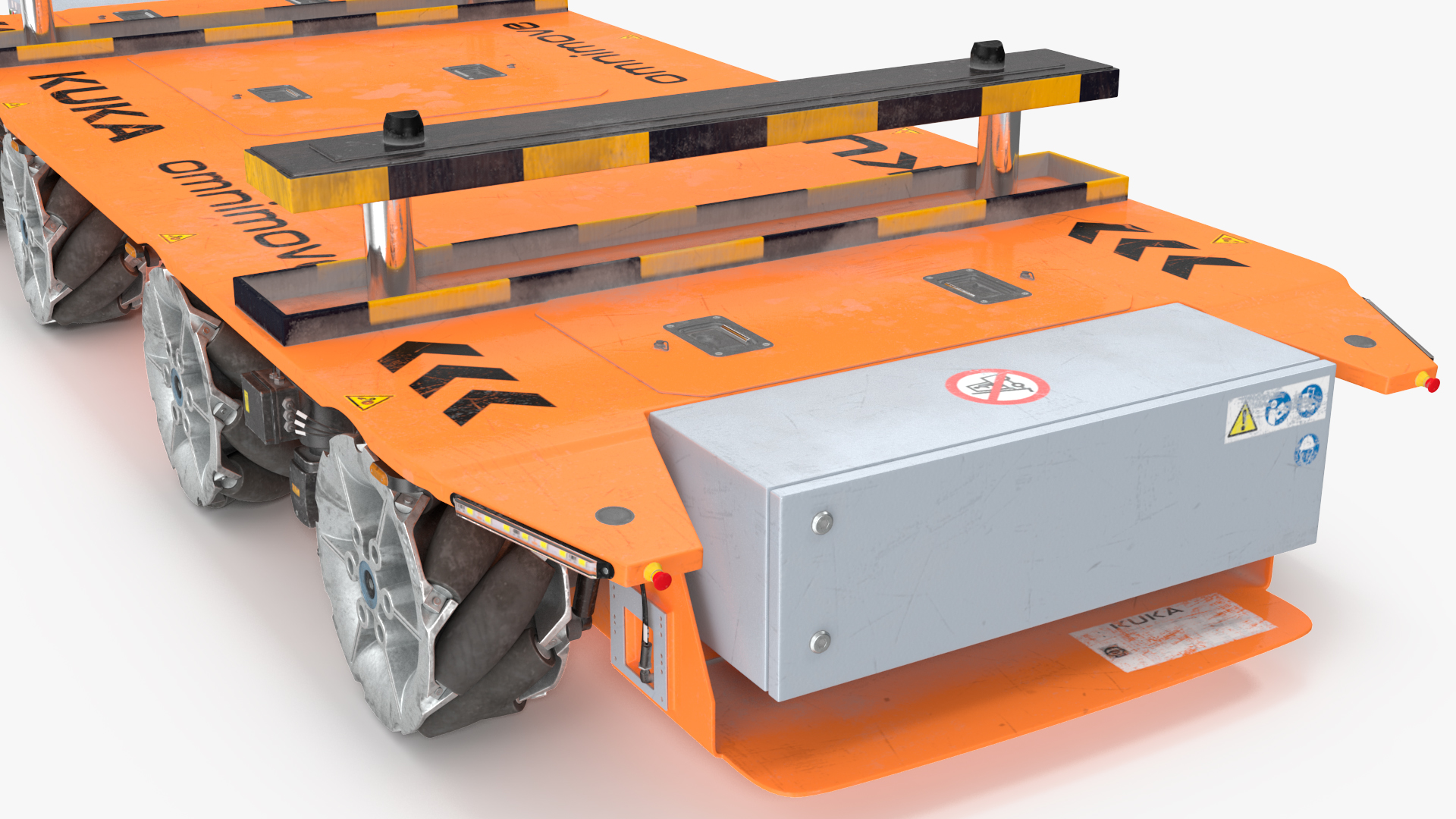 Dirty Orange Omnimove KUKA Rigged for Cinema 4D 3D
