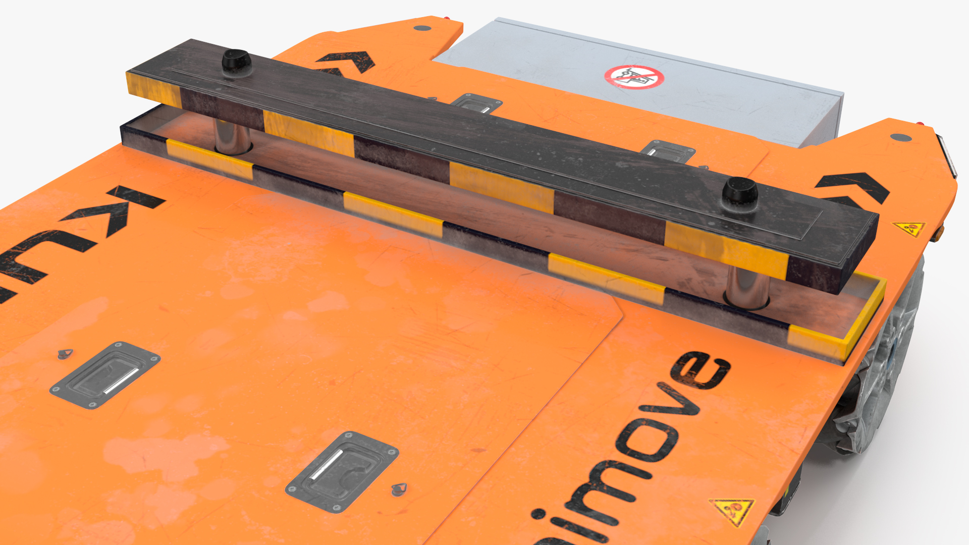 Dirty Orange Omnimove KUKA Rigged for Cinema 4D 3D