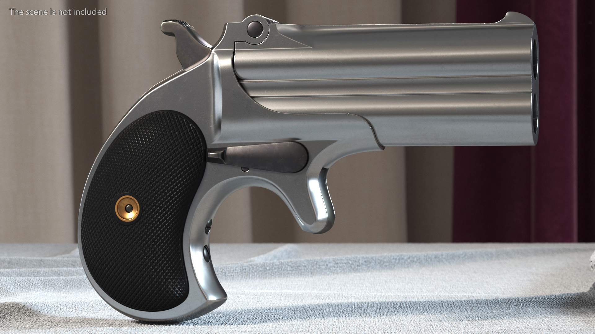 Remington Gun Model 95 Derringer 3D