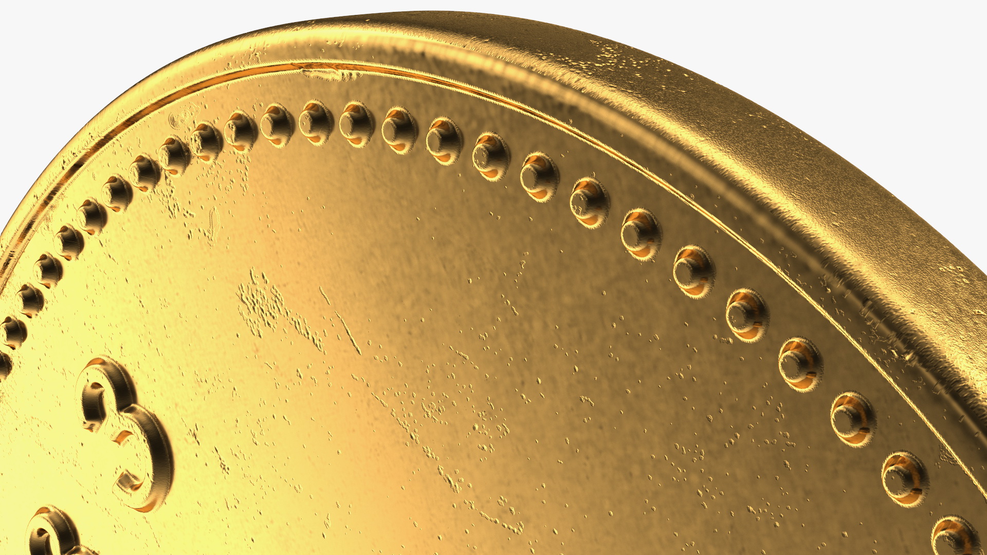 South Korea 5 Won 1983 Coin 3D