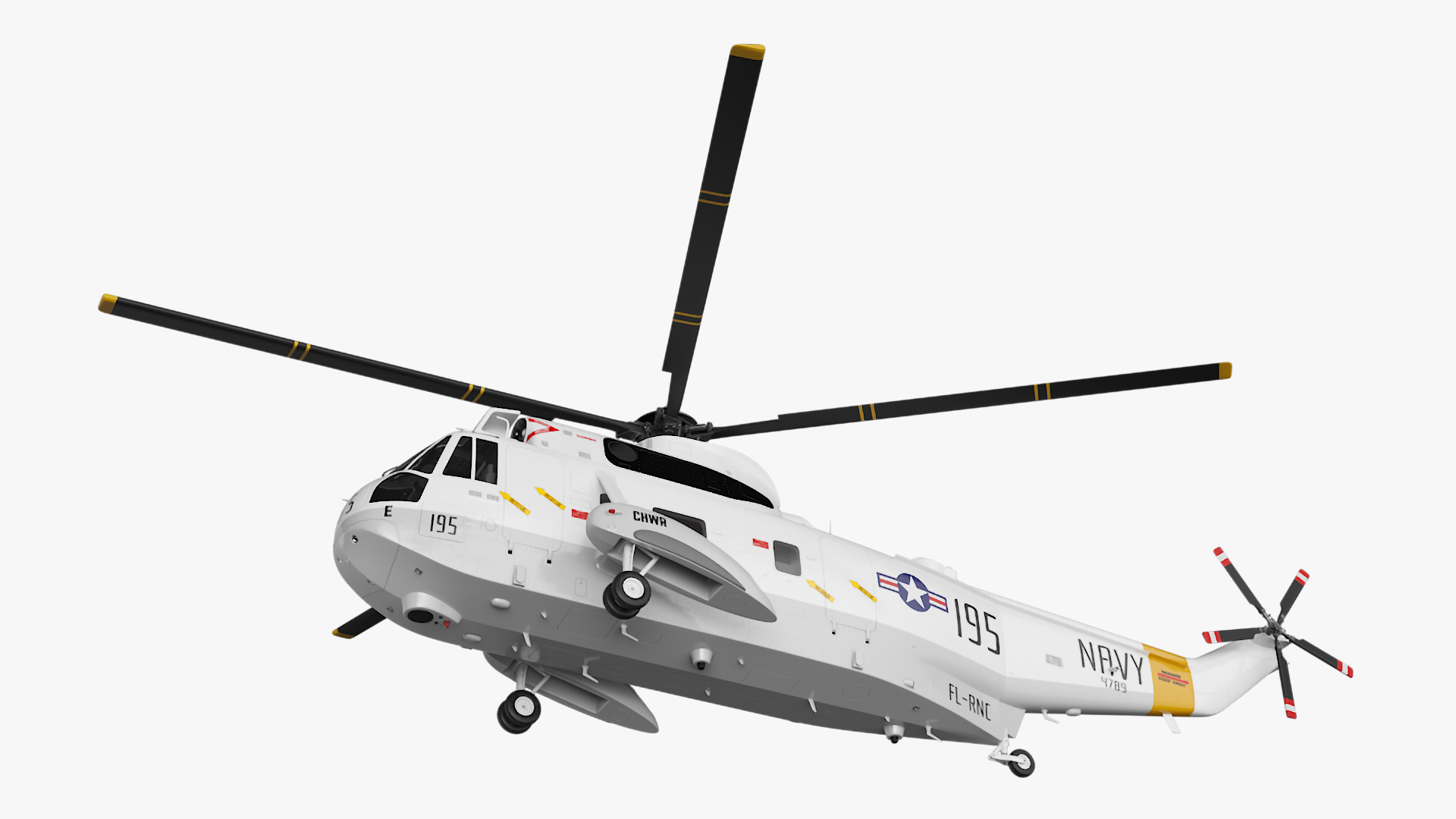 3D Harry DeWolf-Class Offshore Patrol Vessel With Sikorsky Helicopter
