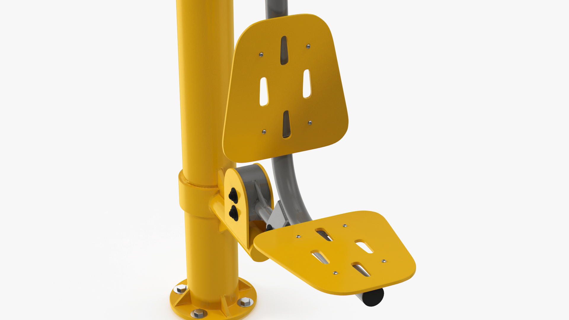 3D Pull Chair Outdoor Trainer Yellow model